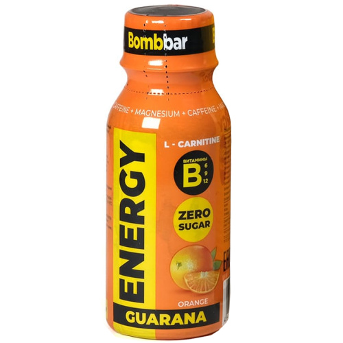 ENERGY L-carnitine + Guarana спортивный энергетический напиток 100 мл (Bombbar)