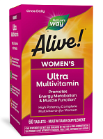 Alive! Women's Ultra Multivitamin (Ультра мультивитамины для женщин) 60 таблеток (Nature's Way)